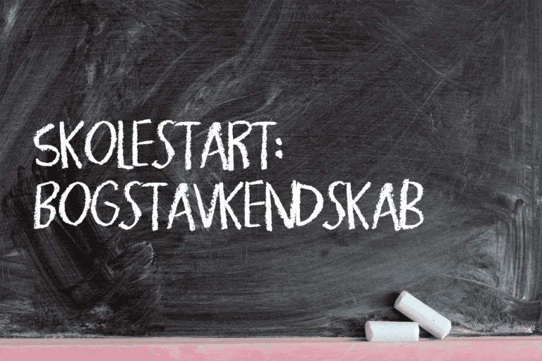 Skolestart: Derfor skal du interessere dig for dit barns bogstavkendskab